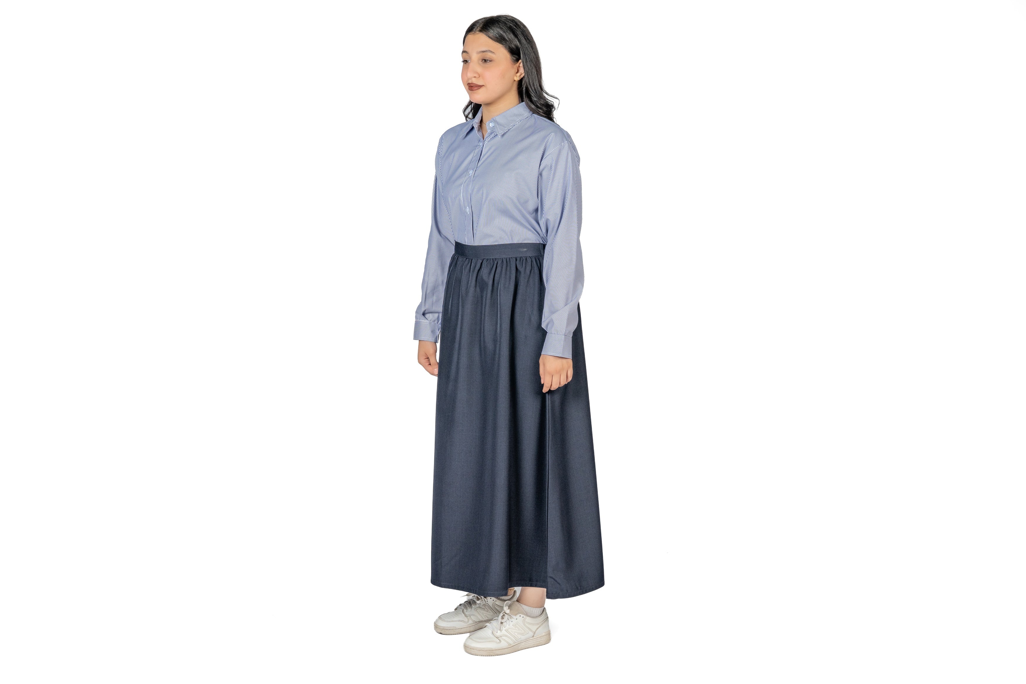 تنورة كحلي موديل 1054